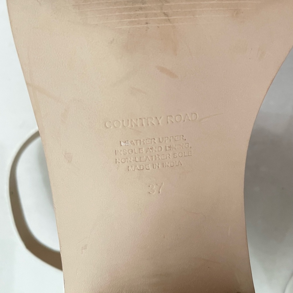 Country Road Greek Leather Sandals - Picture 7 of 8